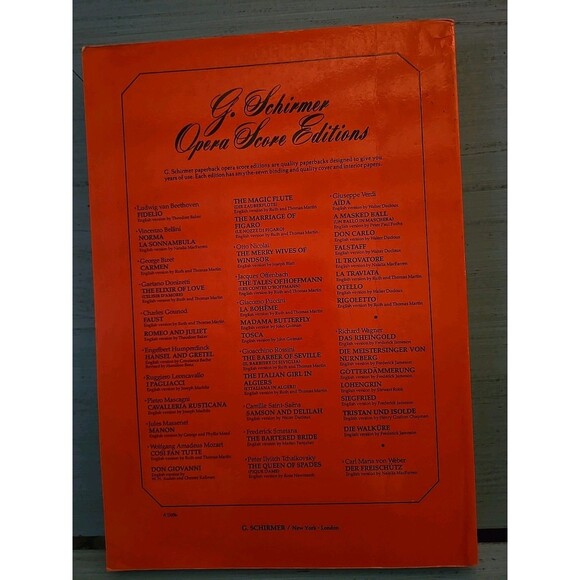 DON GIOVANNI PAPER ITALIAN ENGLISH VOCAL SCORE By W H Auden & Chester Kallman - Picture 2 of 6